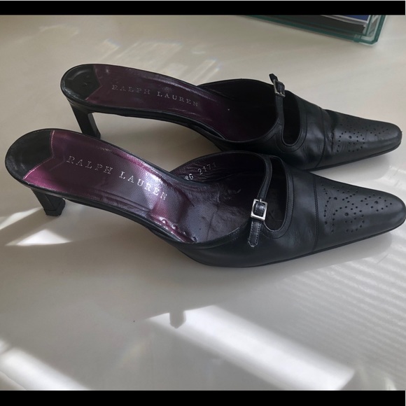 Beautiful Ralph Lauren Purple Label mules - Picture 1 of 8